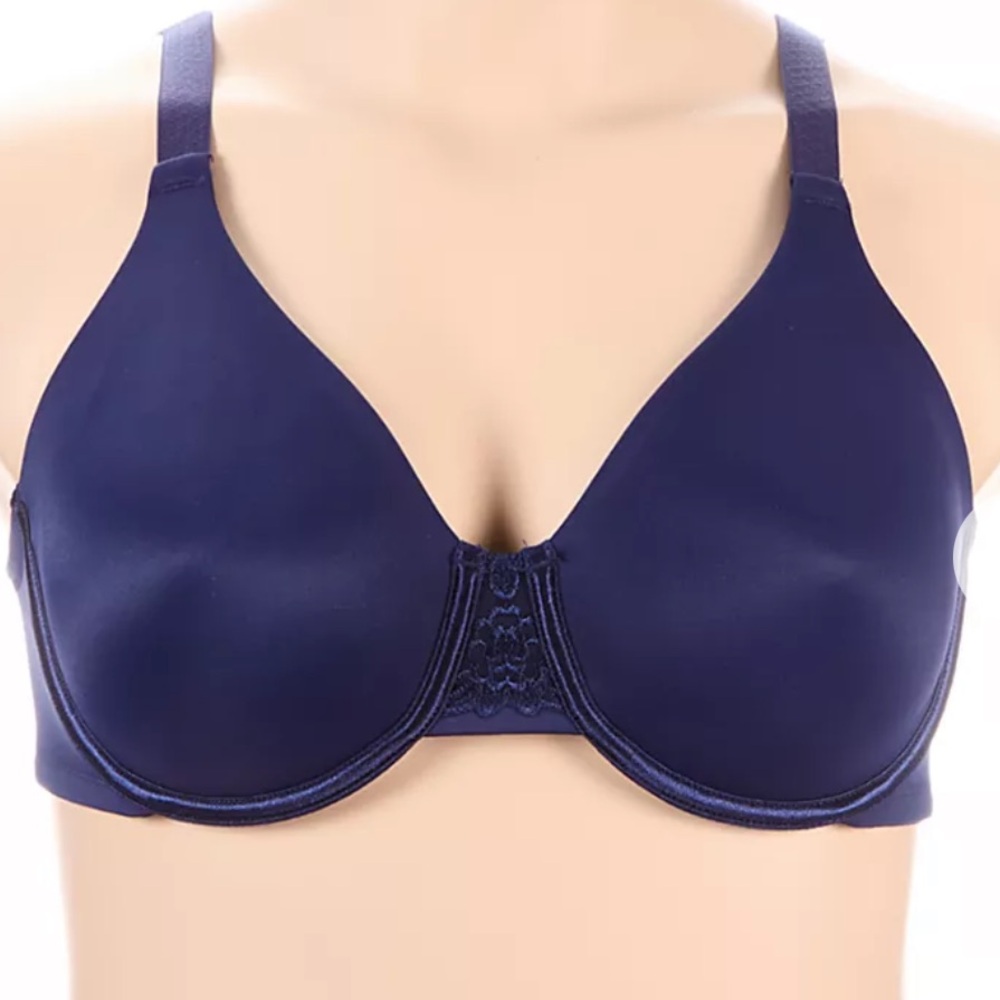 Vanity Fair Beauty Back Full Figure Minimizer Underwire Bra in Ghost Navy